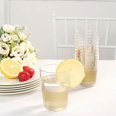 25 pk 10 oz Plastic CLEAR CUPS Disposable Tableware Party Wedding SALE