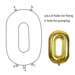 Number 30 Foil Helium Balloons 40 inch Gold (Birthday Party Celebration Decor…