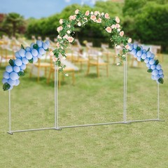 Freestanding Metal Arch Fan Backdrop Stand For Wedding Birthday Party Decor
