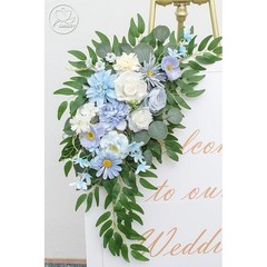 Silk Flower Wedding Bouquet Arch Decorations Easy Setup Durable Floral Swags New