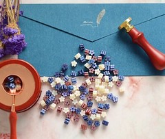 Cherry Blossom Mix Color Pearlescent Sealing Wax Sparkly for Wedding Invitation