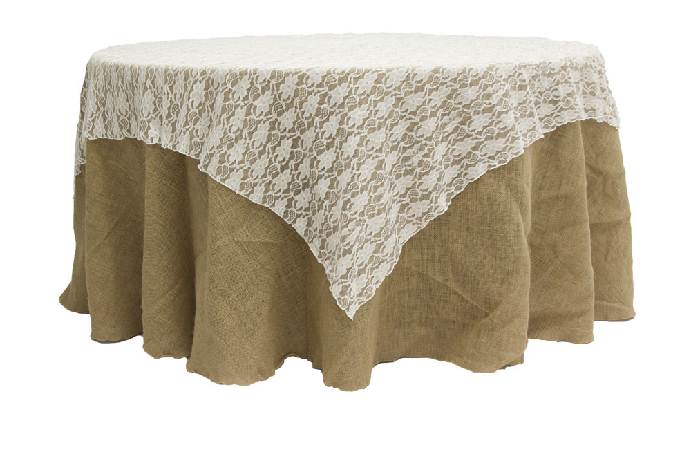12 LACE TABLE OVERLAYS 72″ x 72″ SQUARE TABLECLOTHS 3 COLORS 100% POLY USA MADE