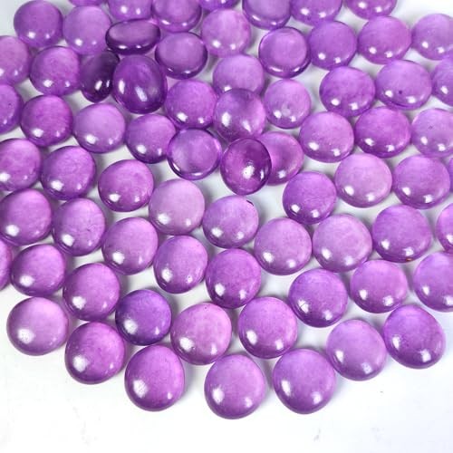 Home Decoration Wedding Centerpieces Purple Glass Gems Flat 2 LB Light Purple