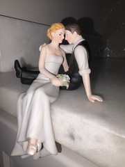 The look of love Bride and Groom Cake Topper By Weddingstar