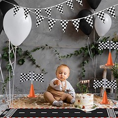 10 Feet Long Racetrack Floor Running Racer Party Decoration Mat Fold Race 2