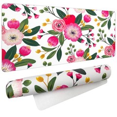 Bloss Pink Floral Desks Mat,Clearance Overstock Limited Stock Discontinued Si…