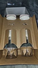 Wedding Champagne Toasting Flute Glasses with Bling Bow/Pearls Glitter Stems New