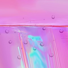 Srua Don Pink Iridescent Party Decorations Tablecloth, 3 55 x 86 inches,