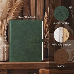 Artmag Photo Album 4×6 320 Photos, Thick Leather Cover Picture Album with 20 …