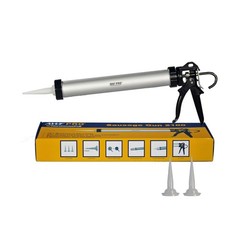 Sikaflex 1a 20 oz Sausage Kit with AWF PRO Caulking Gun – White, Pack of 1