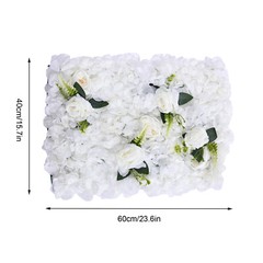 6 Pcs Artificial Flower Wall Panels 24″ x 16″ Flower Wall Panel Wedding Decor US