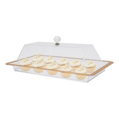 Acrylic Cake Stand with Lid for Wedding, Desserts, and Cookie Display