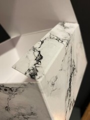 48Pcs Thank You Gift Boxes Party Favor Small Bags Treat Boxes Marbled 4x4x2