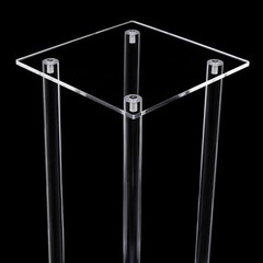 NEW 10pcs Tall Flower Vases Acrylic Flower Stand Wedding Centerpieces Decor US