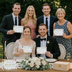 She’s Fresh off the Market Bridal Shower Advice and Wishes Cards Box 50 Pcs F…