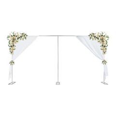 Square Iron Balloon Arch Stand Wedding Arch Backdrop Stand Arches for Ceremony