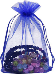 100pcs Multi-Colored Organza Bags,4 x 6 inches Christmas Wedding Favors Gift Dra