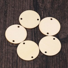 100Pcs Unfinished Wooden Circles for Crafts Wedding Centerpieces