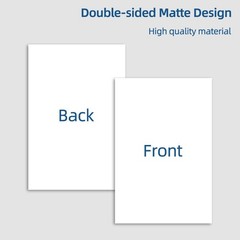 100 Pack 4×6 White Cardstock Paper, 92lb/250GSM Heavyweight inches,