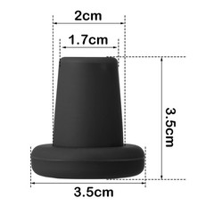 Yookeer 8 Pcs Wine Stoppers Silicone Beer Bottle Sealer Glass Black