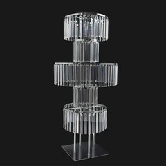 5 Tier Round Flower Stand for Wedding Reception Birthday Party Events Home Decor
