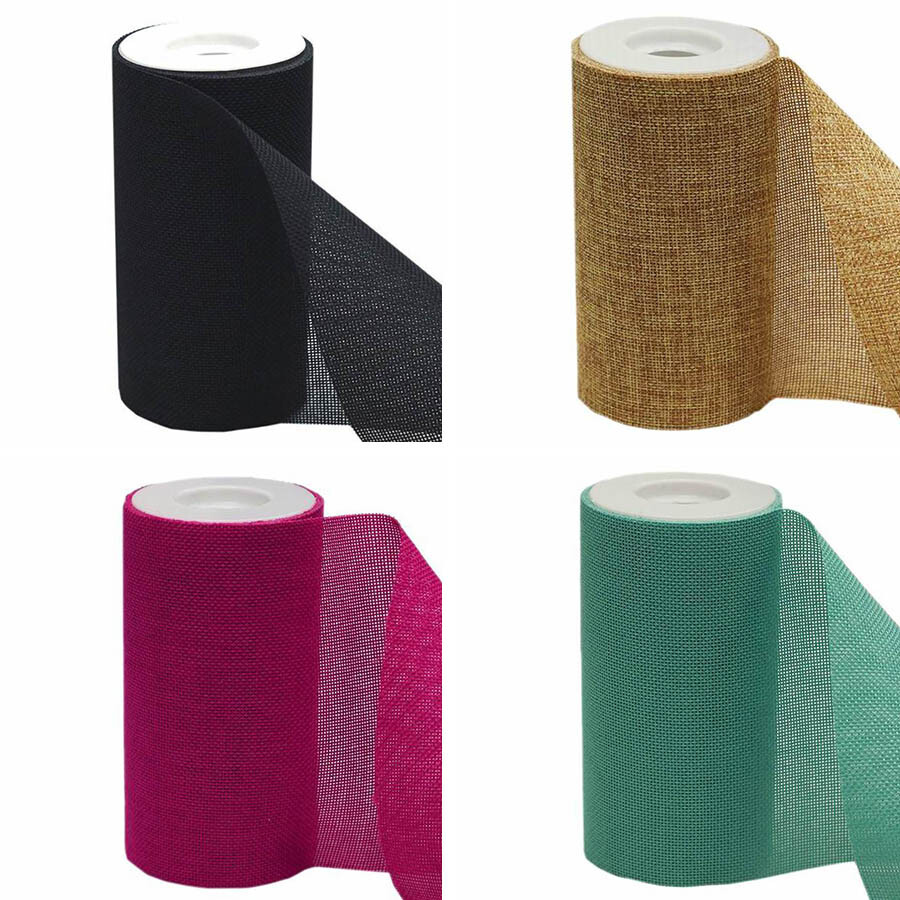 6″ x 10 yards Wide BURLAP Ribbon Wedding Party DIY FAVORS Sewing Crafts Supplies