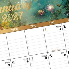 2027 Wall Calendar – 2027 Calendar, Large Calendar 2027, Jan. 2027 – Dec. 202…