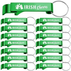 Pieces Bottle Openers Keychain Bulk Green St Patrick’s Beer 25 Irish Cheers