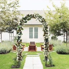 Heavy Metal Pergola Arbor Wedding Party Arch Garden Arbor Climbing Plant Trellis