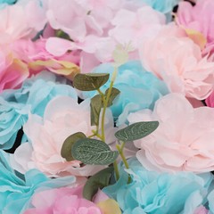 12PC 60x40cm Flower Wall Panel Artificial Flower Wall Backdrop Wedding Celebraty