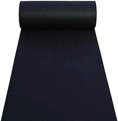 Versatile 30 Feet Black Aisle Runner for Weddings & Outdoor Celebrations