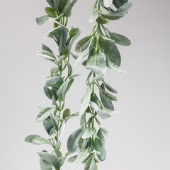 ARTIFICIAL RUSCUS LEAF GARLAND EUCALYPTUS GYPSOPHILA LEAF LAMBS EAR GARLAND