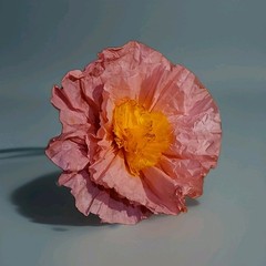 •EVENT IN A BOX• Handcrafted Romantic Paper Flowers, 60″x14″ tablescape