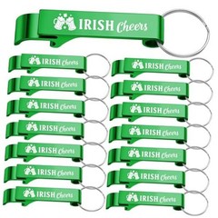 Pieces Bottle Openers Keychain Bulk Green St Patrick’s Beer 25 Irish Cheers