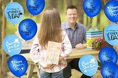 60PCS Happy Father’s Day Party Latex Balloons – Fathers Day/Best Dad Ever