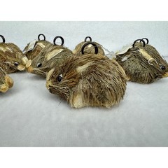 8 Pottery Barn Natural Straw Bunny Rabbit Place Card Holders Spring New w/ Tags