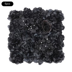 6Pcs Artificial Flower Wall Panels Backdrop Bouquet Wedding Party Background