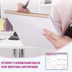 Thboxes Weekly To Do List Notepad, 8.5»x11» Weekly Desk Planners with 52 Te…