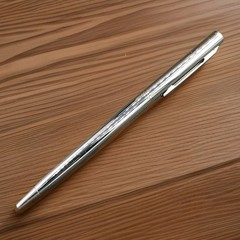 100 Small Silver Pens, Twist Open, Party Wedding Favor, 5″ Long, 1/4″ Diameter