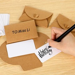 Mini Envelopes with 4.1 x 2.8 inch, 25PCS Small Cards envelopes