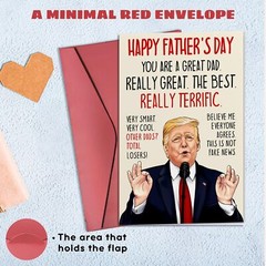 Funny Fathers Day Card – Happy Father’s Day Cards for Dad from Daughter, Son,…