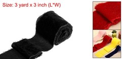 1 Roll Velvet Ribbon 3 Inch x 3 Yard Silk Frayed Ribbon Black