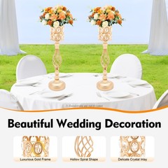 24.02» Flower Holder Flower Vase Centerpieces Stand for Party Table Centerpiece