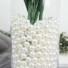 10 mm White FAUX PEARLS Loose Beads Wedding Party Crafts Decorations Fillers