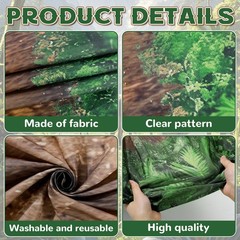 Dinosaur Jungle Party Decoration 42×118 Inches Forest Path Runner Rug Dino Ju…