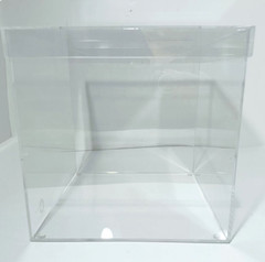 OnDisplay 10″ Luxe Acrylic Clear Wedding Card Box w/Lid – Lucite Gift/Money Box