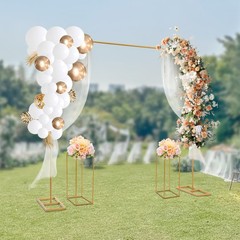 Metal Wedding Stand Wedding Backdrop Stand Balloon Stand with Flower Stands