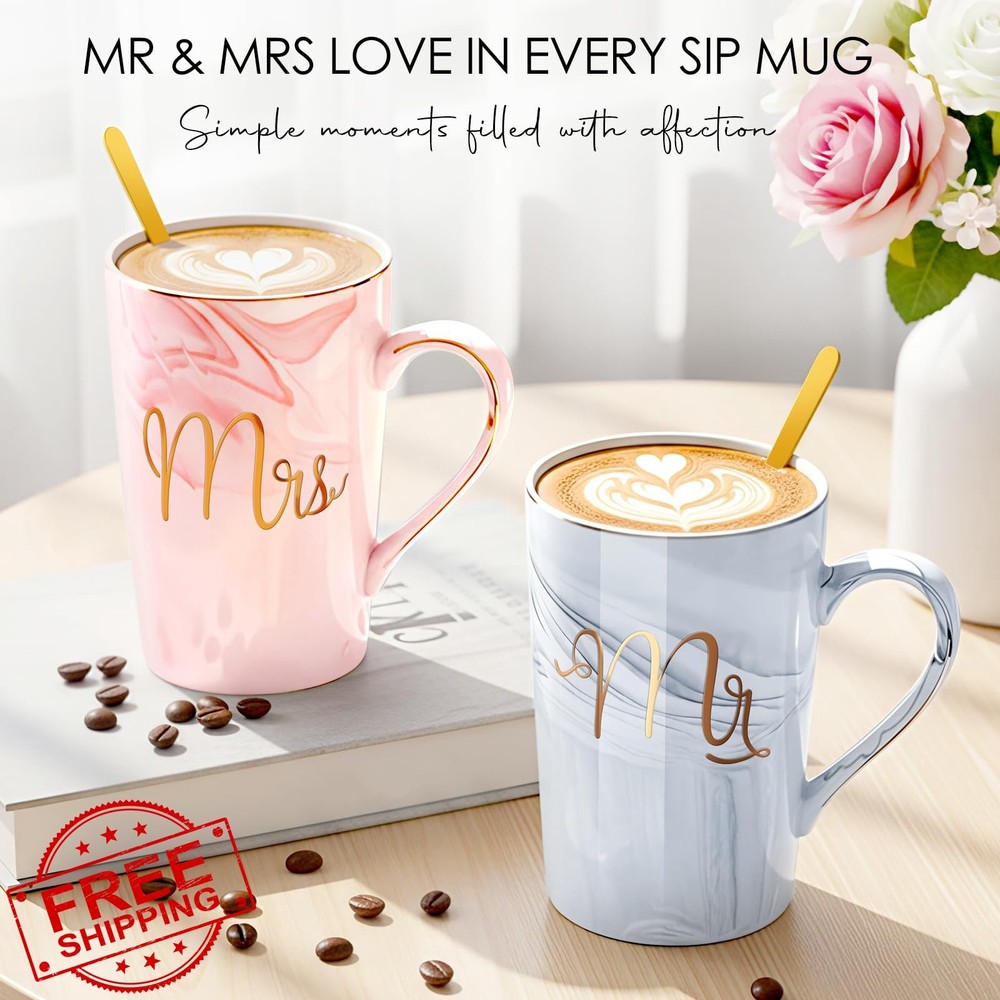HELORAY Couple Wedding Gifts Engagement Bridal Shower Mr Mrs