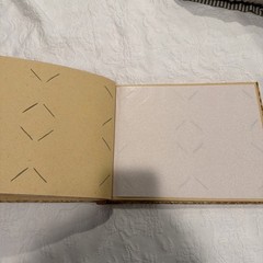 Palm Leaf Photo Album Handcrafted with Cinnamon 15 1/2” x 11 1/2″ x 1.25