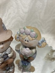 Bumpkins Bisque Porcelain Bride & Groom Figurines Fabrizio George Cake Toppers
